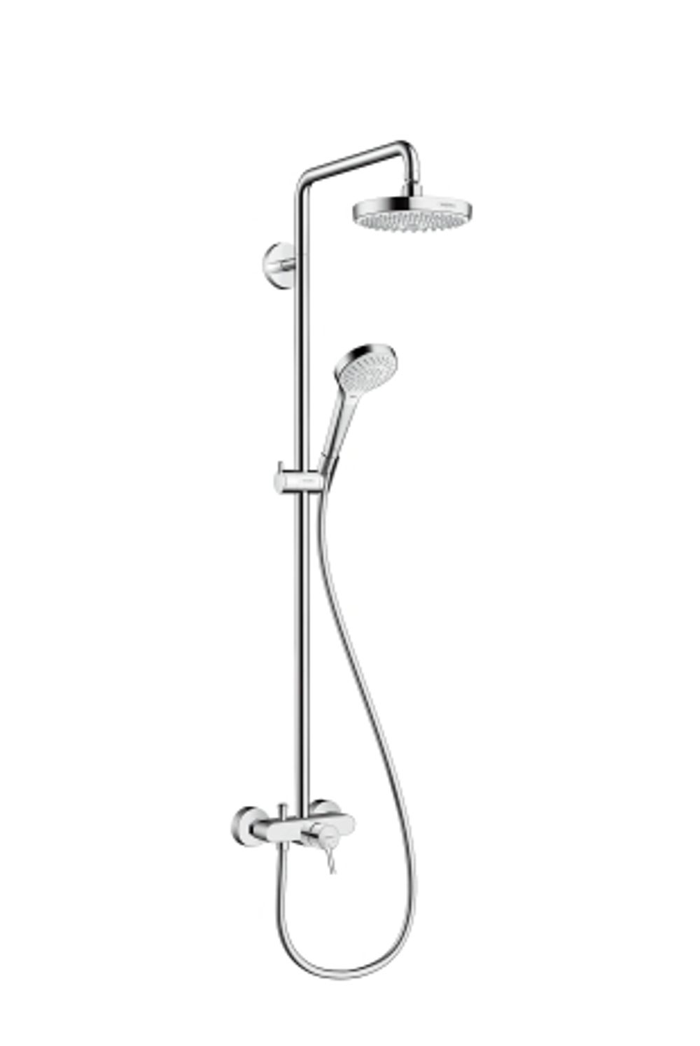 https://raleo.de:443/files/img/11eeea255e3d019092906bba4399b90c/size_l/Hansgrohe-HG-Showerpipe-Croma-Select-S-180-Einhebelmischer-weiss-chrom-27255400 gallery number 1